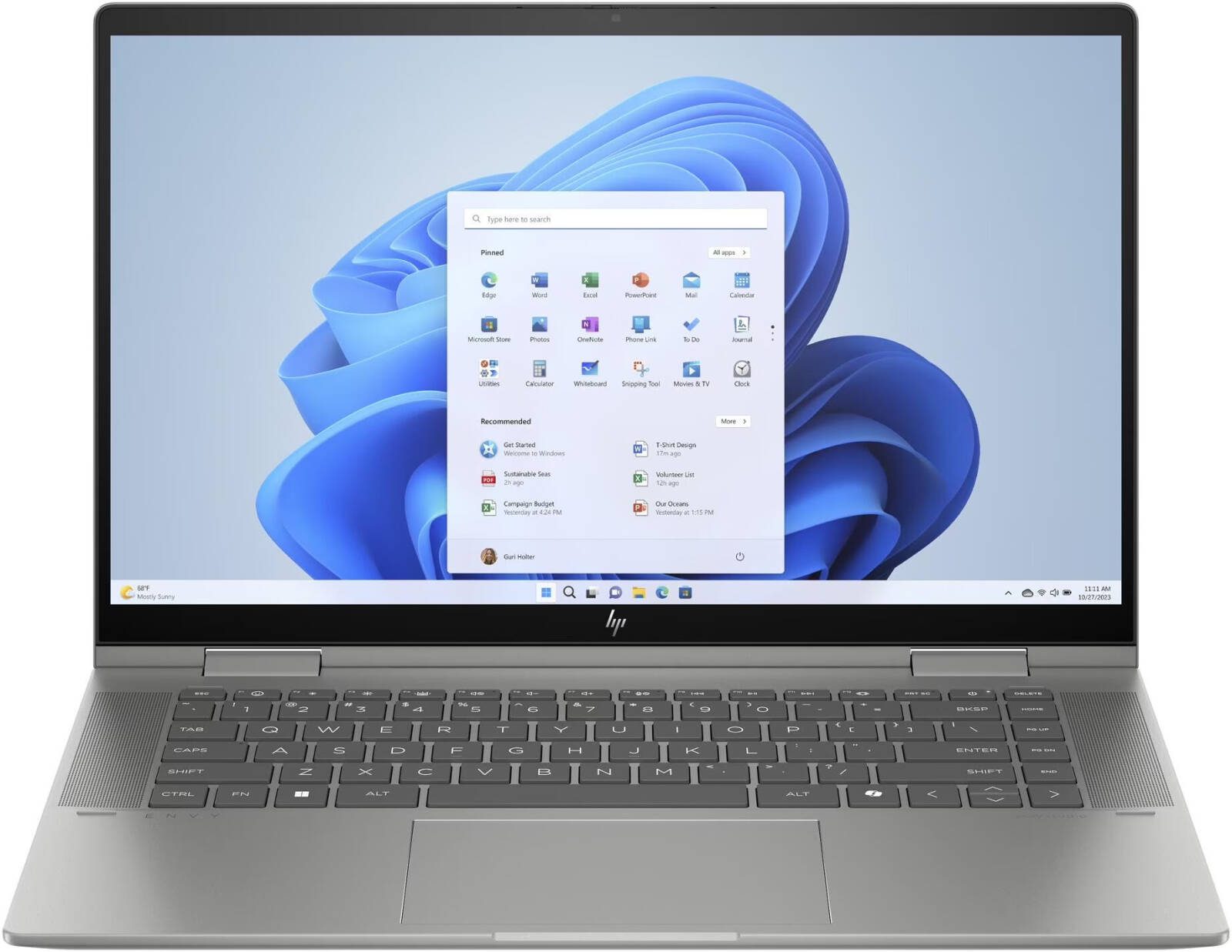 WM-LT-ENVY-X360 HP ENVY x360 15-FE1165NR| Core Ultra 5 125U | 15.6" FHD IPS Touch | 8GB | 512GB SSD | WIN11 | Mineral - Image 1