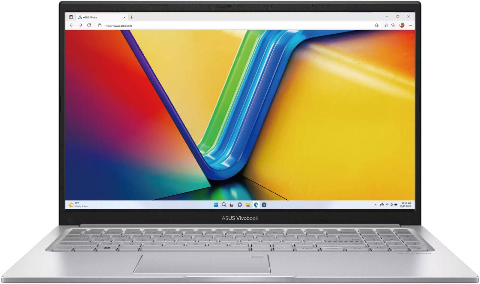 WM-LT-VB-F1504VA Asus VivoBook 15 F1504VA| Core 5 120U | 15.6" FHD | 8GB | 512GB SSD | FreeDOS | Cool Silver | Backlit+FPR - Image 1