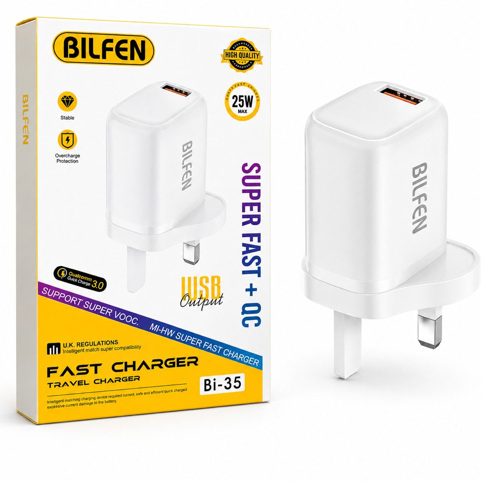 WM-BI35 Bilfen 25W QC Fast Charger - Image 1