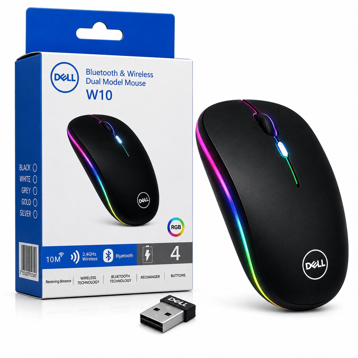 WM-W10 Dell Dual Mode Wireless Mouse - Image 1